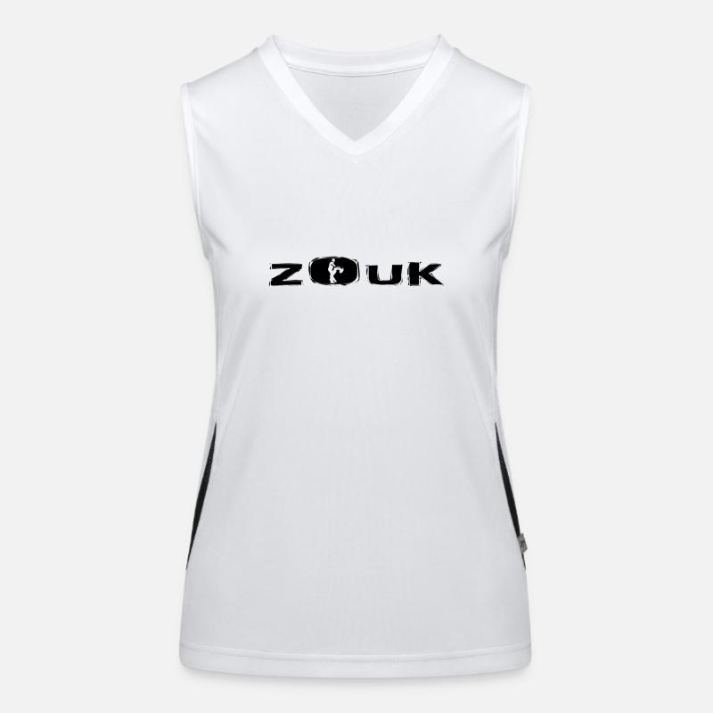 Licence to zouk Funktionelles Kontrast-Tank Top für Frauen