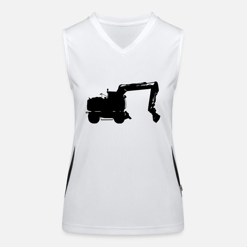 Bagger Funktionelles Kontrast-Tank Top für Frauen