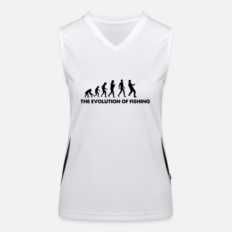 L’évolution de la pêche Débardeur respirant contrasté Femme