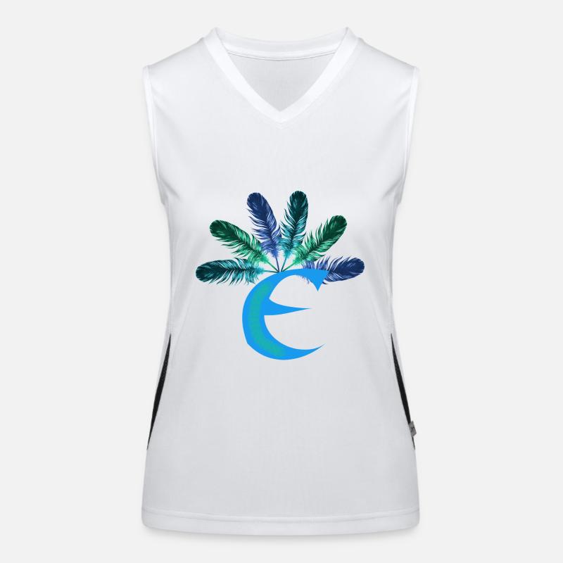 6 federn e Funktionelles Kontrast-Tank Top für Frauen