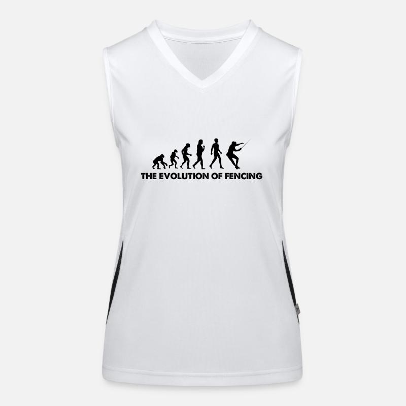 L’évolution de l’escrime Débardeur respirant contrasté Femme