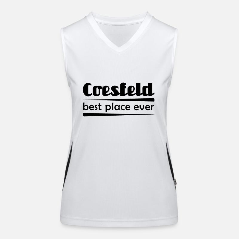 Coesfeld - Stadt best place ever Funktionelles Kontrast-Tank Top für Frauen