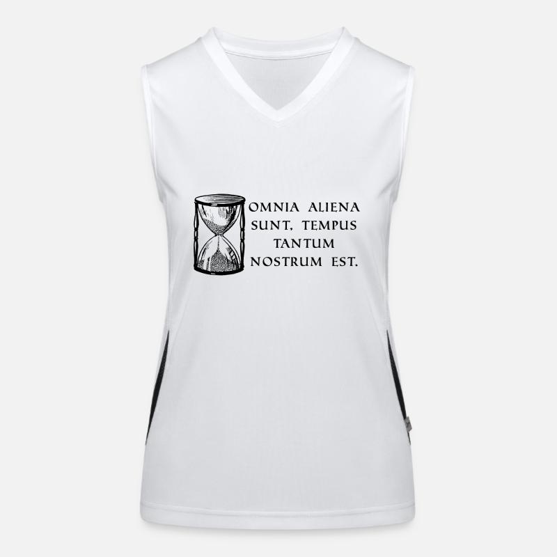 everything is foreign property only the time ge black Women's Functional Contrast Tank Top