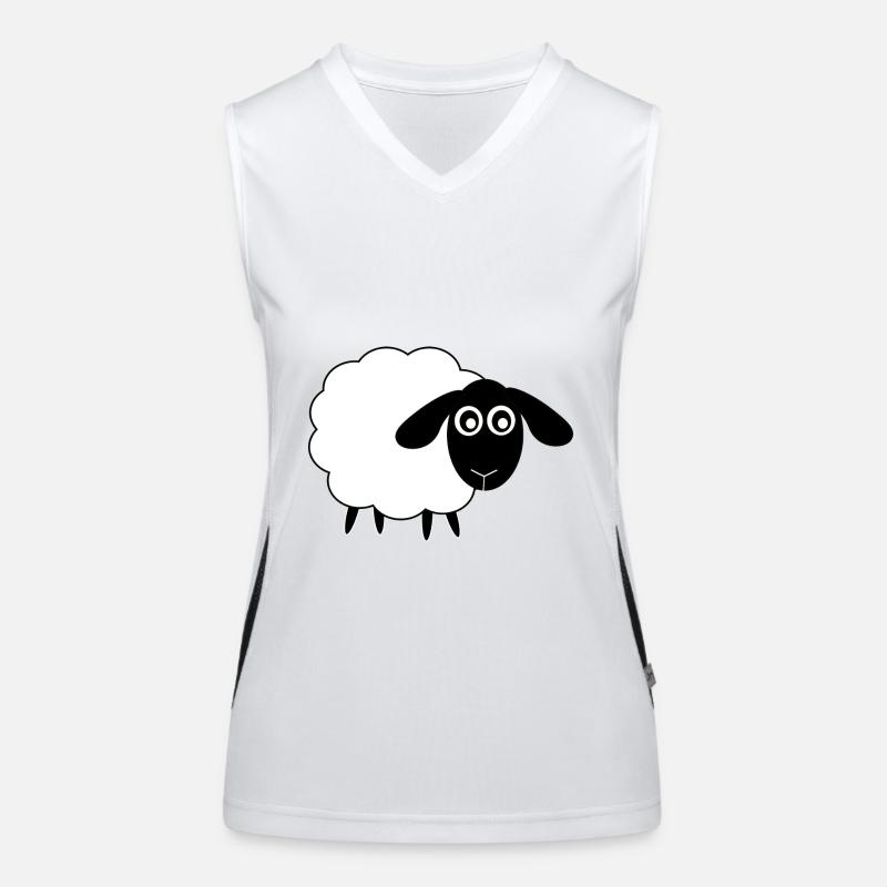 Sheep Women's Functional Contrast Tank Top