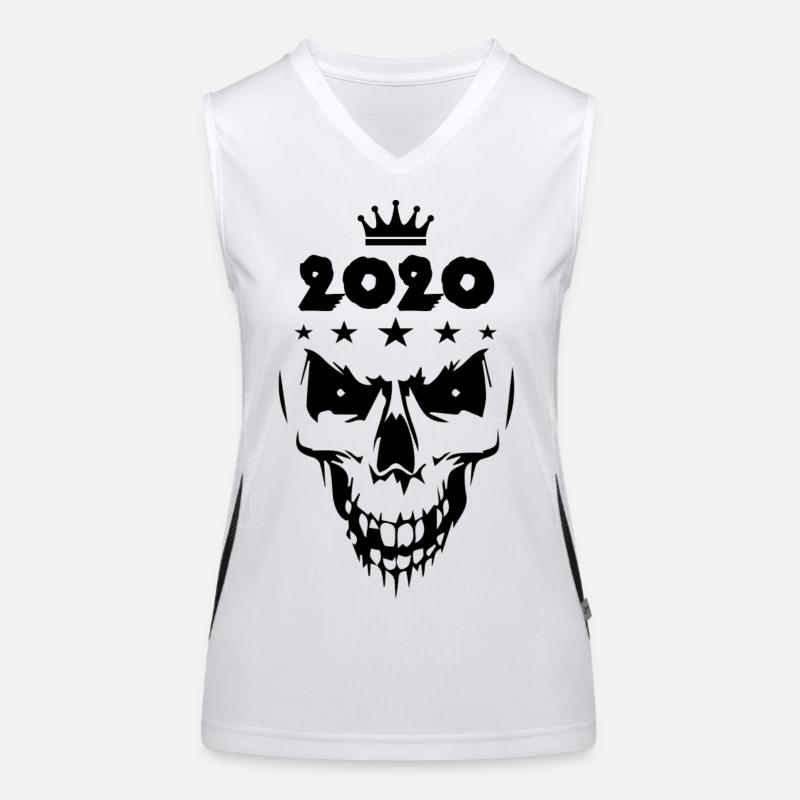2020 Totenkopf Funktionelles Kontrast-Tank Top für Frauen