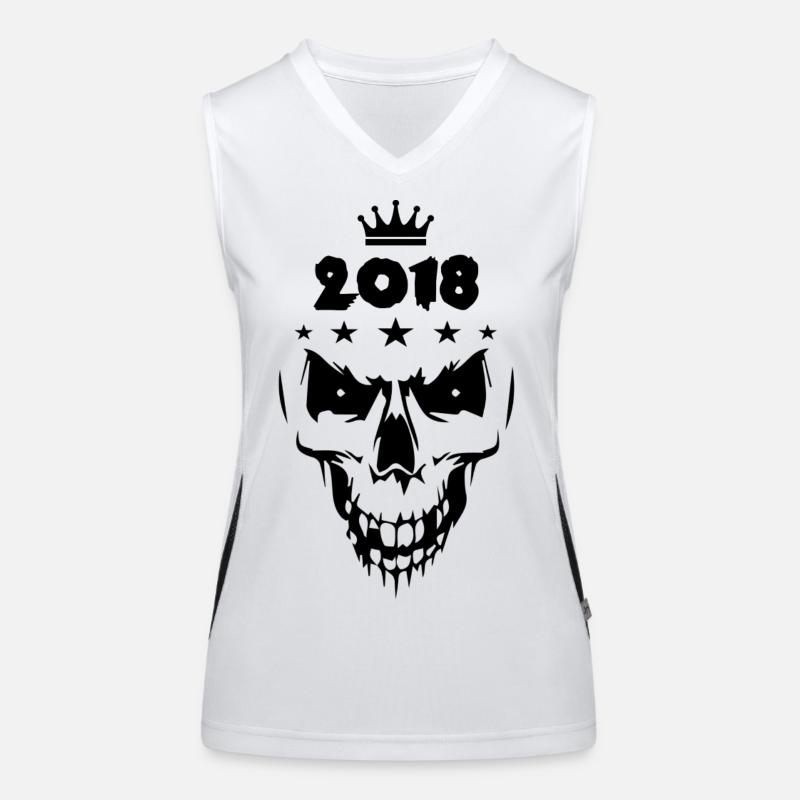 2018 Skull Women's Functional Contrast Tank Top