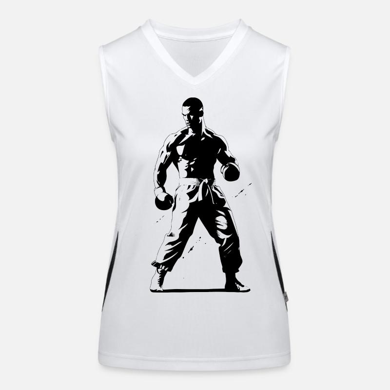 Kickboxeur Débardeur respirant contrasté Femme