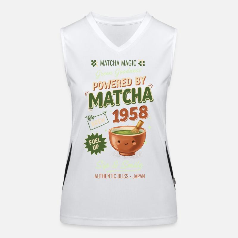 Powered By Matcha 1958 Matcha Magic Green Tea Women's Functional Contrast Tank Top