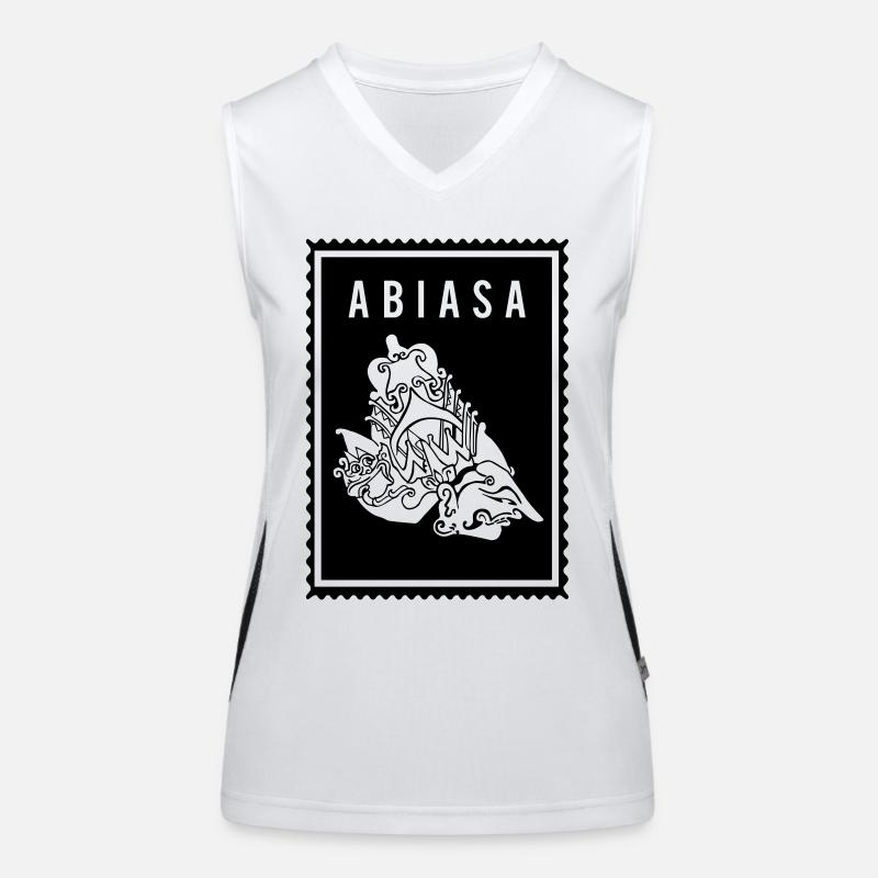 Abiasa -Wayang Funktionelles Kontrast-Tank Top für Frauen