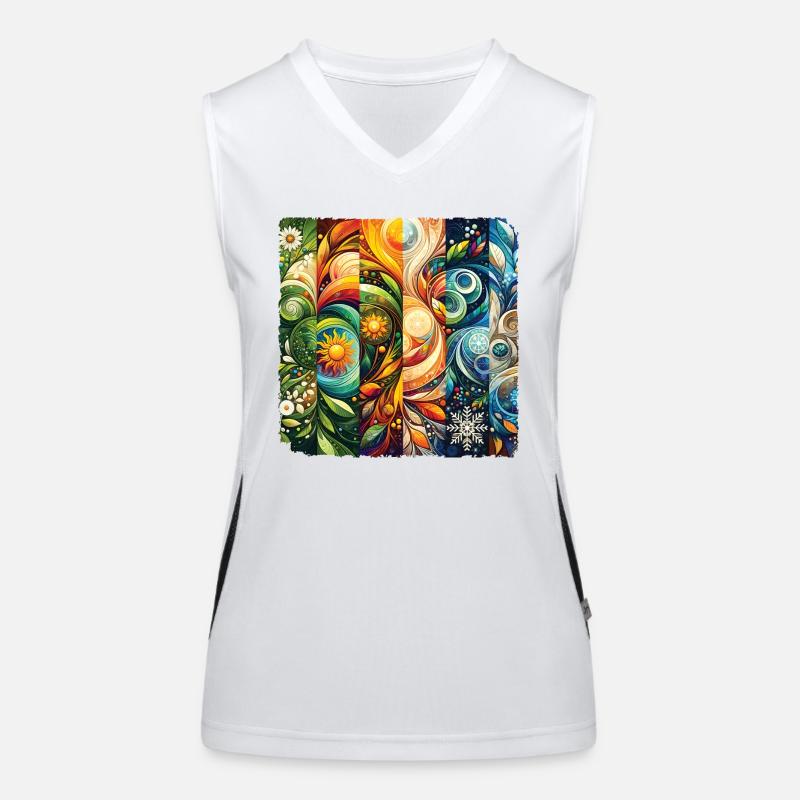 All Seasons Spring Summer Autumn Winter Women's Functional Contrast Tank Top
