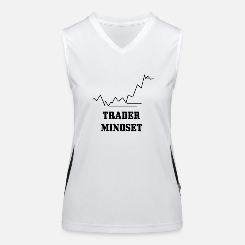 Trader Mindset Débardeur respirant contrasté Femme