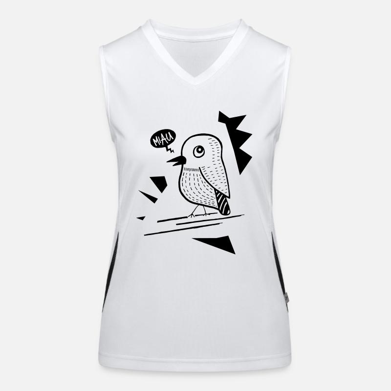 Bird Funktionelles Kontrast-Tank Top für Frauen