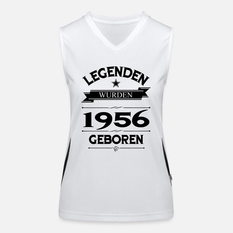 1956 Funktionelles Kontrast-Tank Top für Frauen