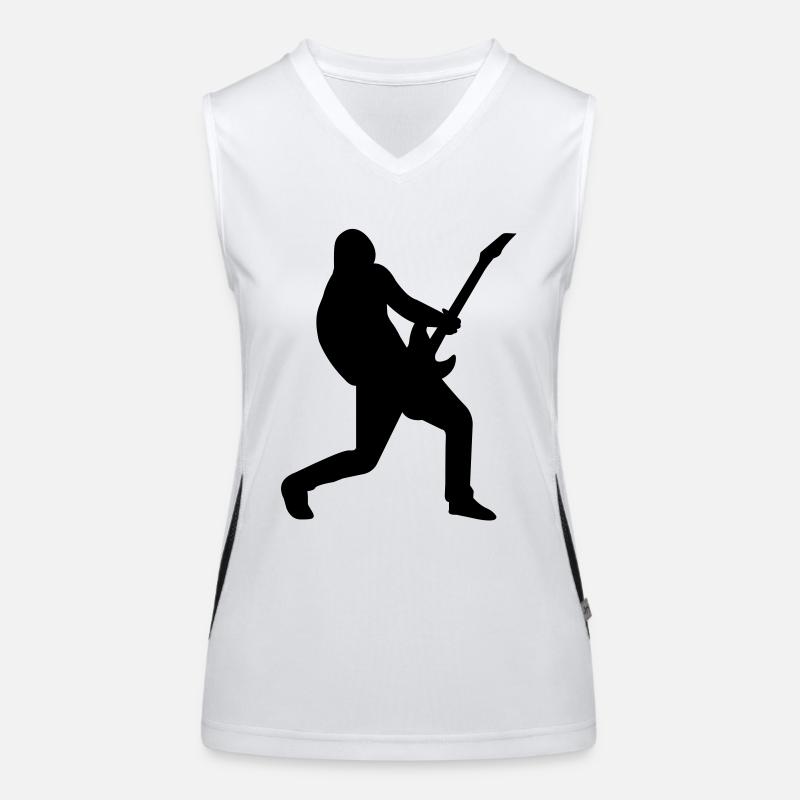 Guitar player eu Women's Functional Contrast Tank Top