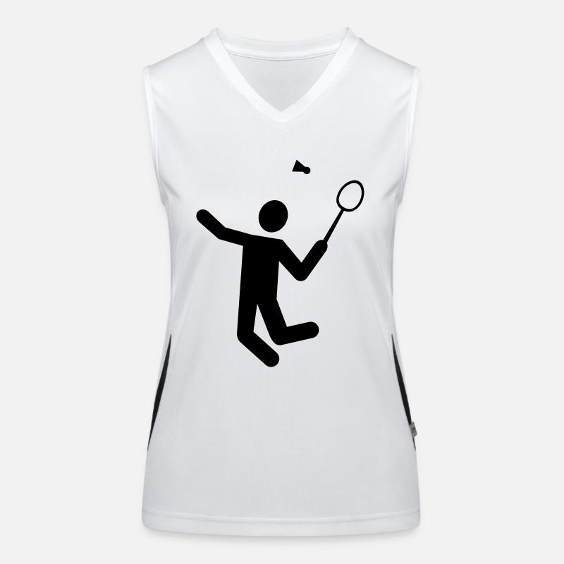 Badminton Funktionelles Kontrast-Tank Top für Frauen
