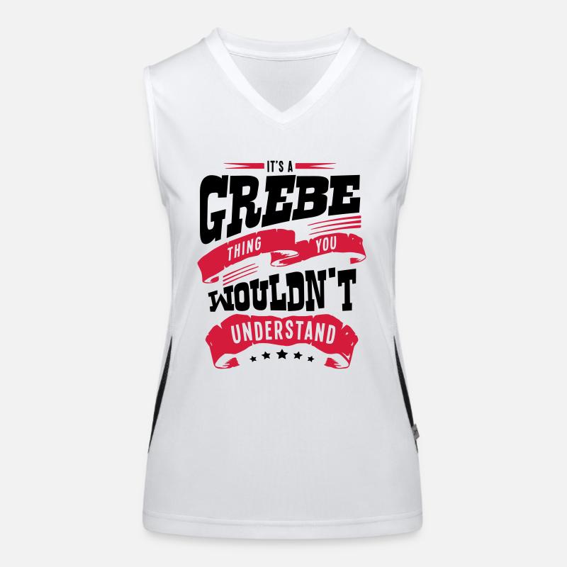 its a grebe thing you wouldnt understand Women's Functional Contrast Tank Top