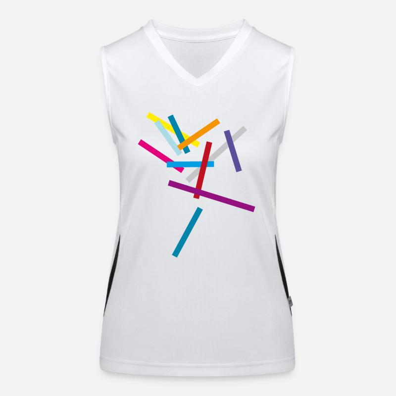 Moderne Débardeur respirant contrasté Femme