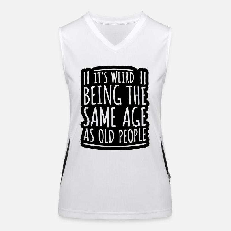 être âgé Débardeur respirant contrasté Femme