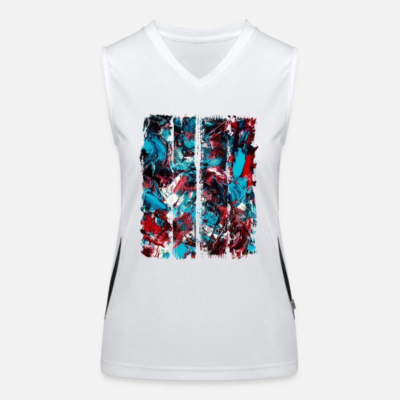 art digitalart graphicdesign vector art graphics Women's Functional Contrast Tank Top