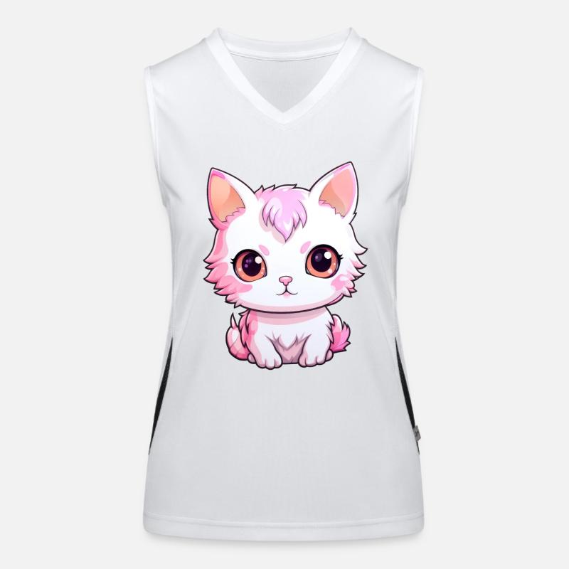 Baby Katze Funktionelles Kontrast-Tank Top für Frauen