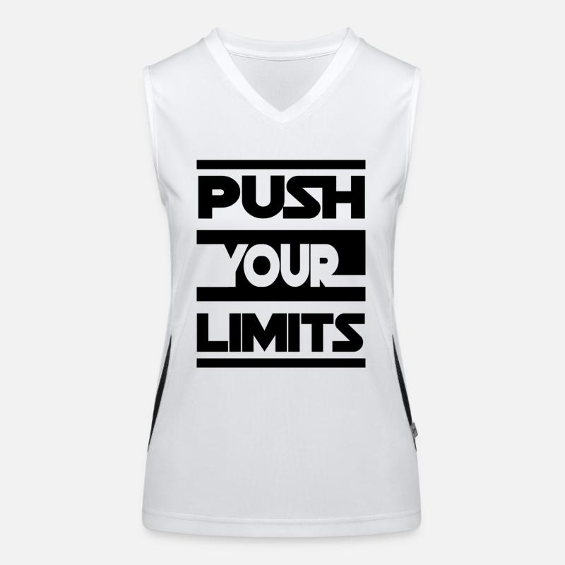 PUSH YOUR LIMITS Débardeur respirant contrasté Femme