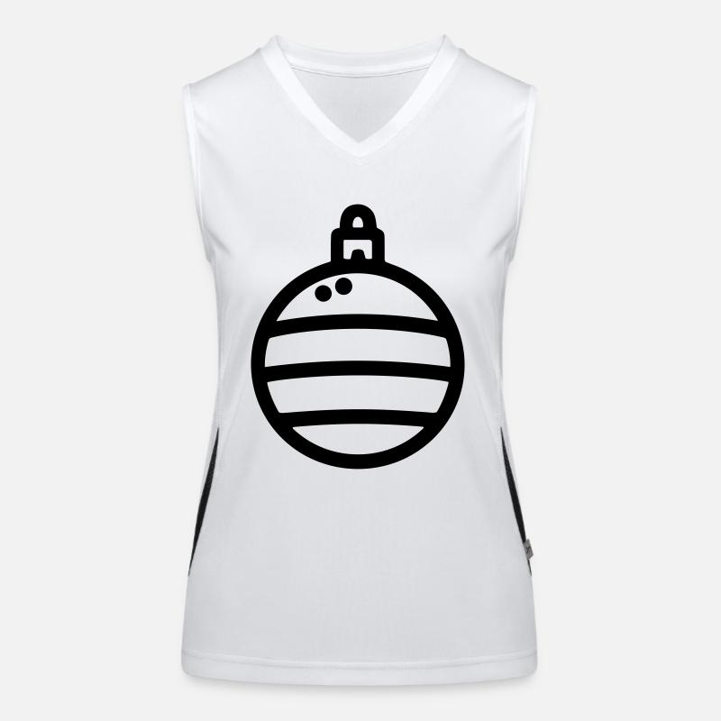 Christmas Ball Women's Functional Contrast Tank Top