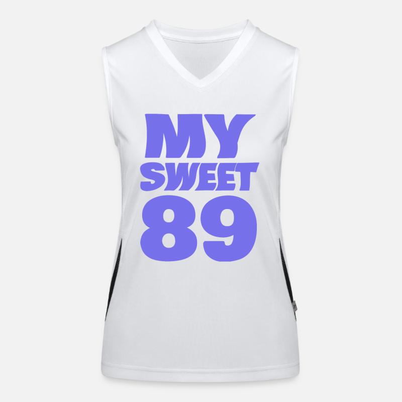 89 Débardeur respirant contrasté Femme