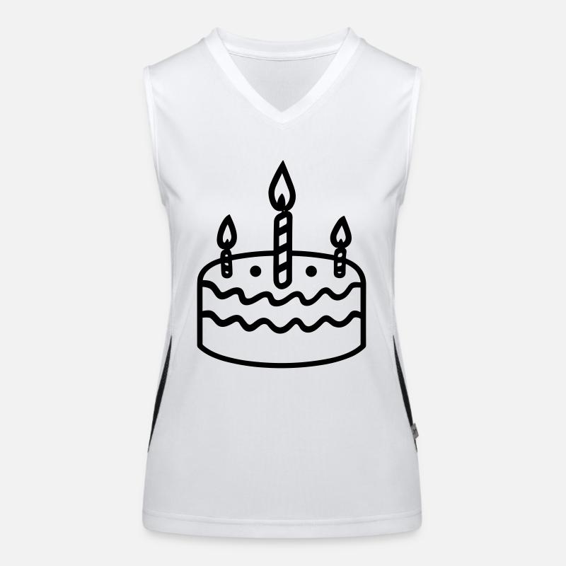 Birthday cake Women's Functional Contrast Tank Top