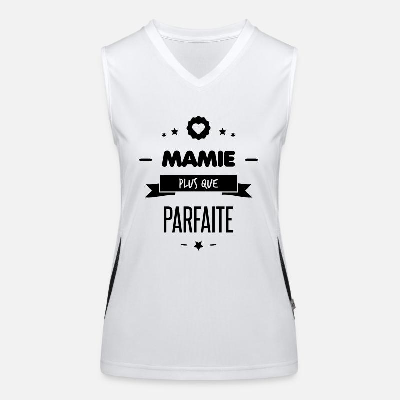 MAMIE PLUS QUE PARFAITE Débardeur respirant contrasté Femme