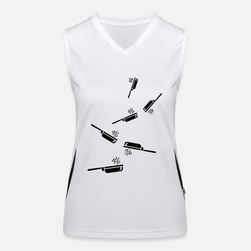 Pfanne Kochen Funktionelles Kontrast-Tank Top für Frauen