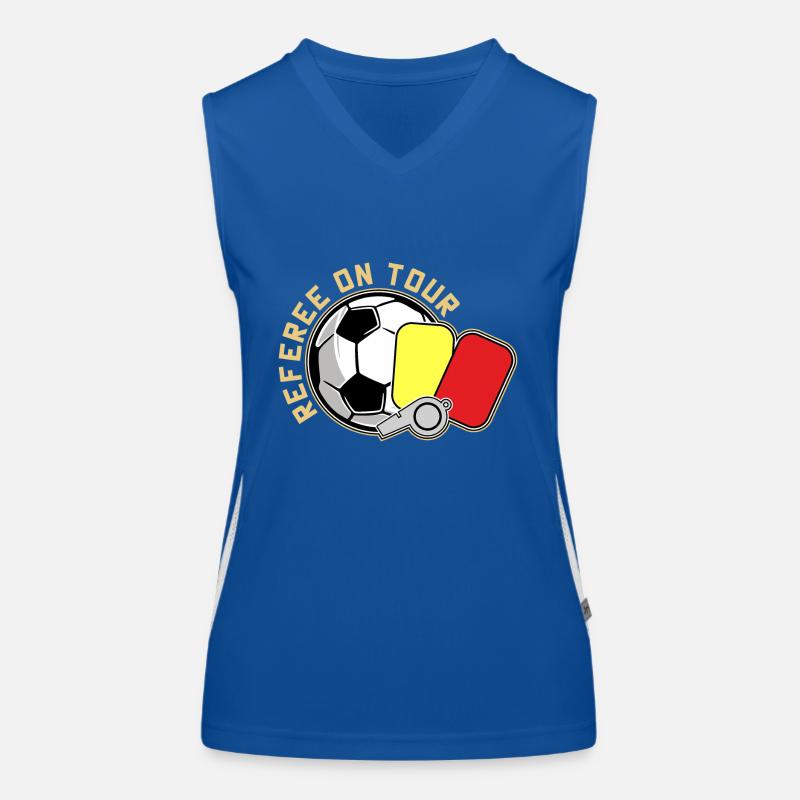 Referee Funktionelles Kontrast-Tank Top für Frauen