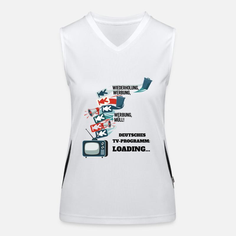 German TV Program: Loading... Women's Functional Contrast Tank Top