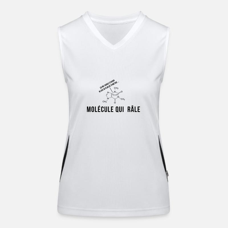 Molécule Chirale Débardeur respirant contrasté Femme