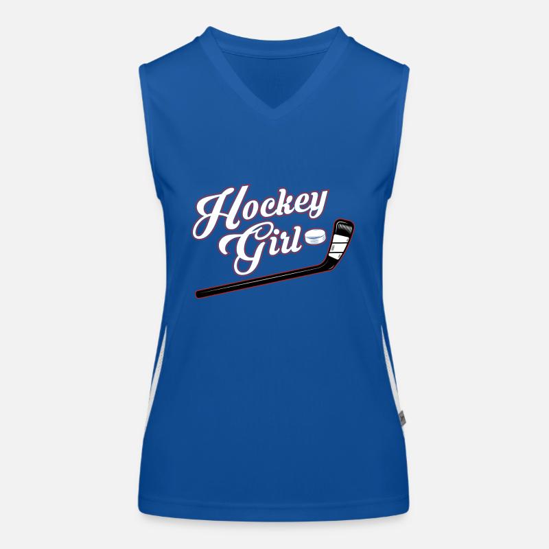 Fille de hockey Débardeur respirant contrasté Femme