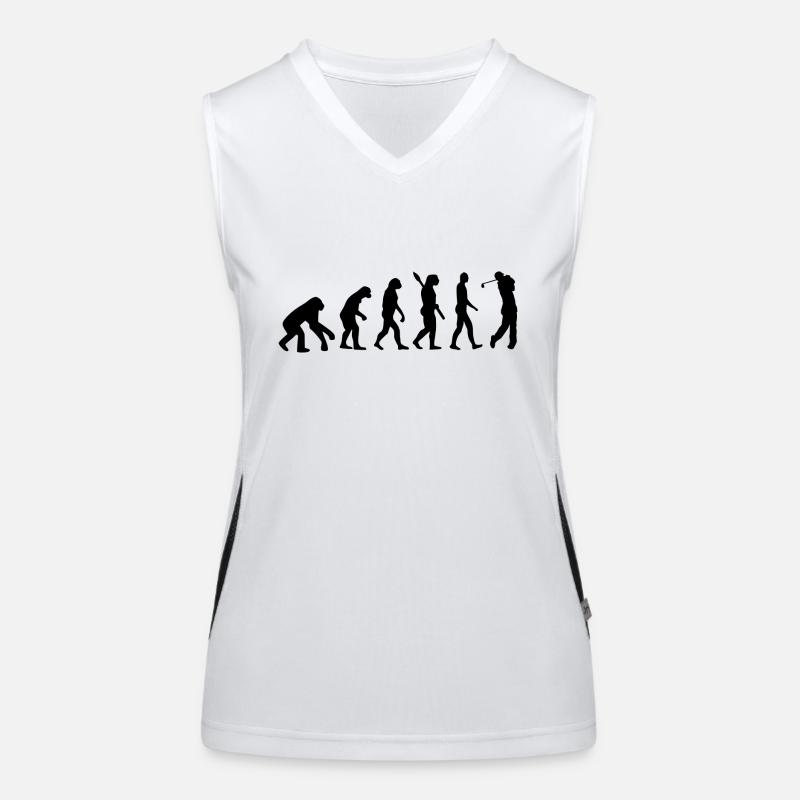 Evolution Golf Golfeur Golf b Débardeur respirant contrasté Femme