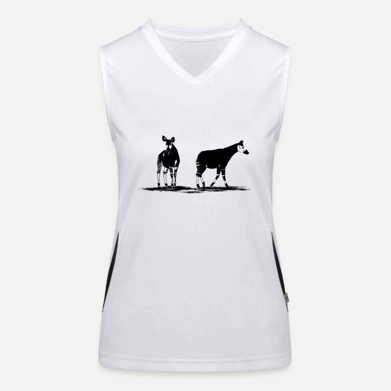 Okapi Funktionelles Kontrast-Tank Top für Frauen
