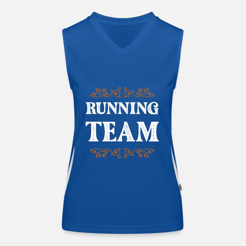 Équipe de course Débardeur respirant contrasté Femme