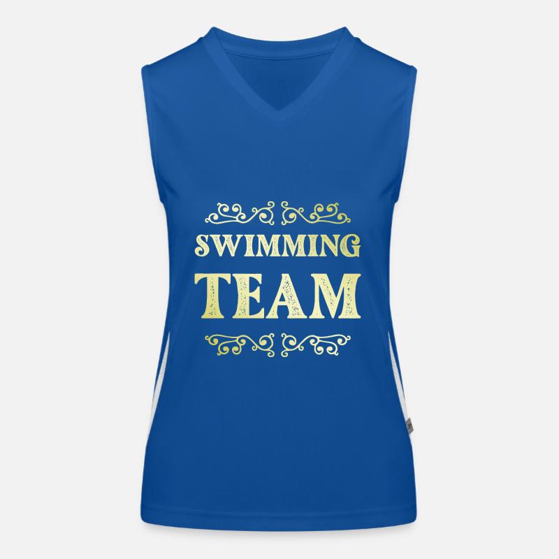 Swimming Team Funktionelles Kontrast-Tank Top für Frauen