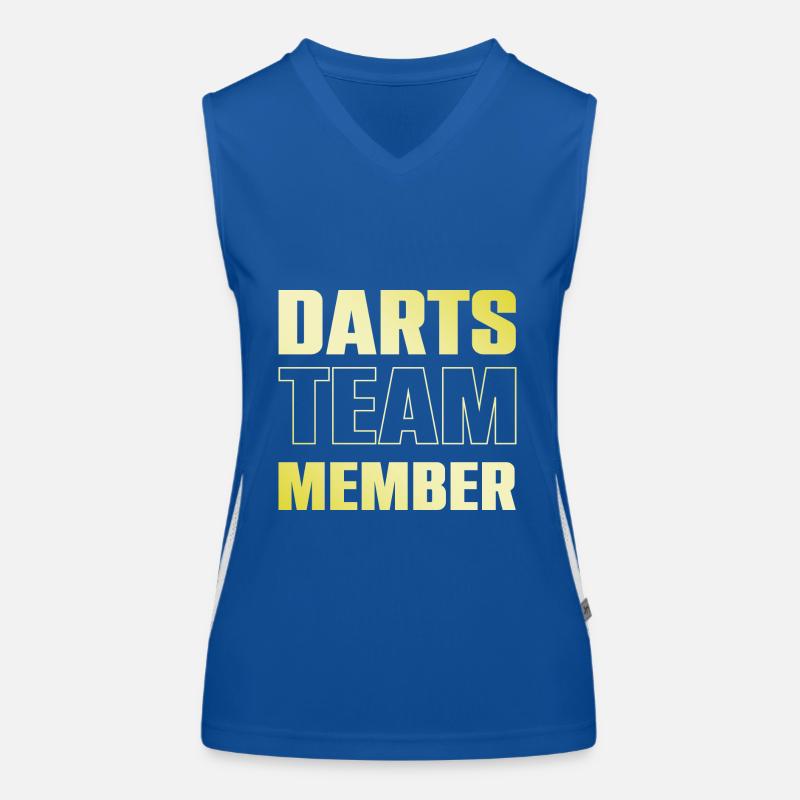 Darts Team Funktionelles Kontrast-Tank Top für Frauen