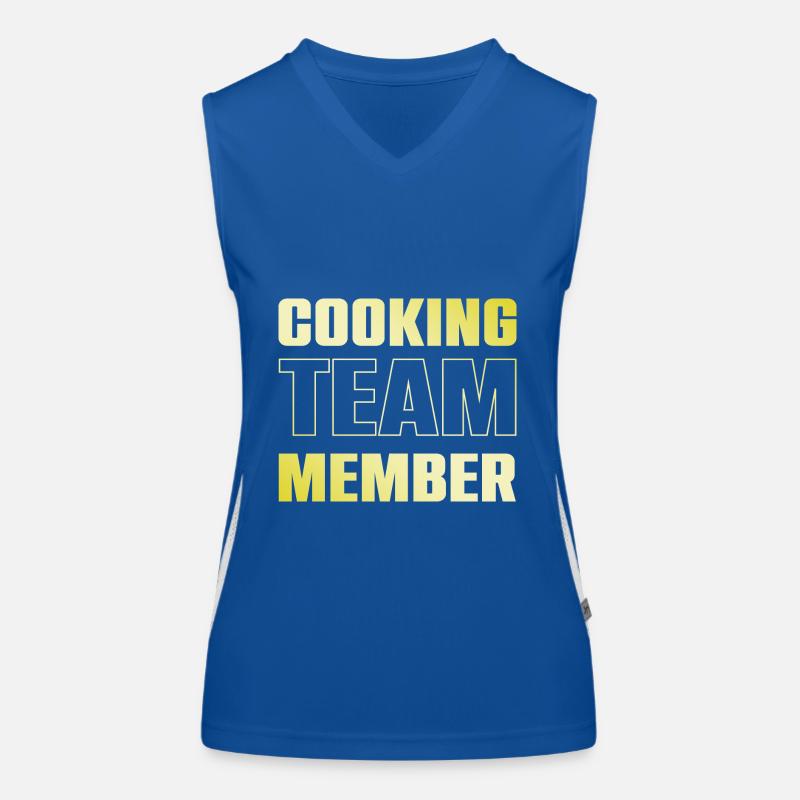 Cooking Team Funktionelles Kontrast-Tank Top für Frauen
