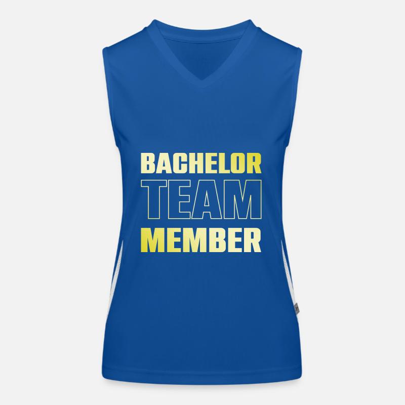 Bachelor Team Funktionelles Kontrast-Tank Top für Frauen
