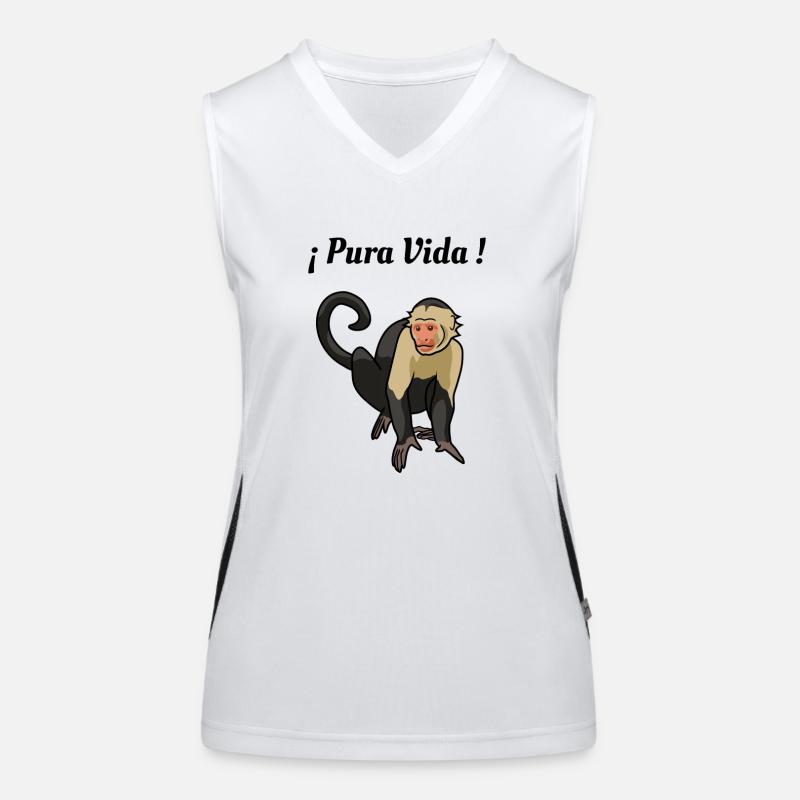 Pura Vida - Monkey Women's Functional Contrast Tank Top