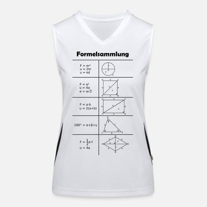 Formulary / Math / Mathematics Women's Functional Contrast Tank Top