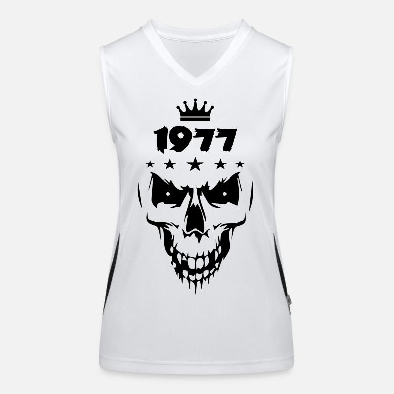 Crâne (1977) Débardeur respirant contrasté Femme