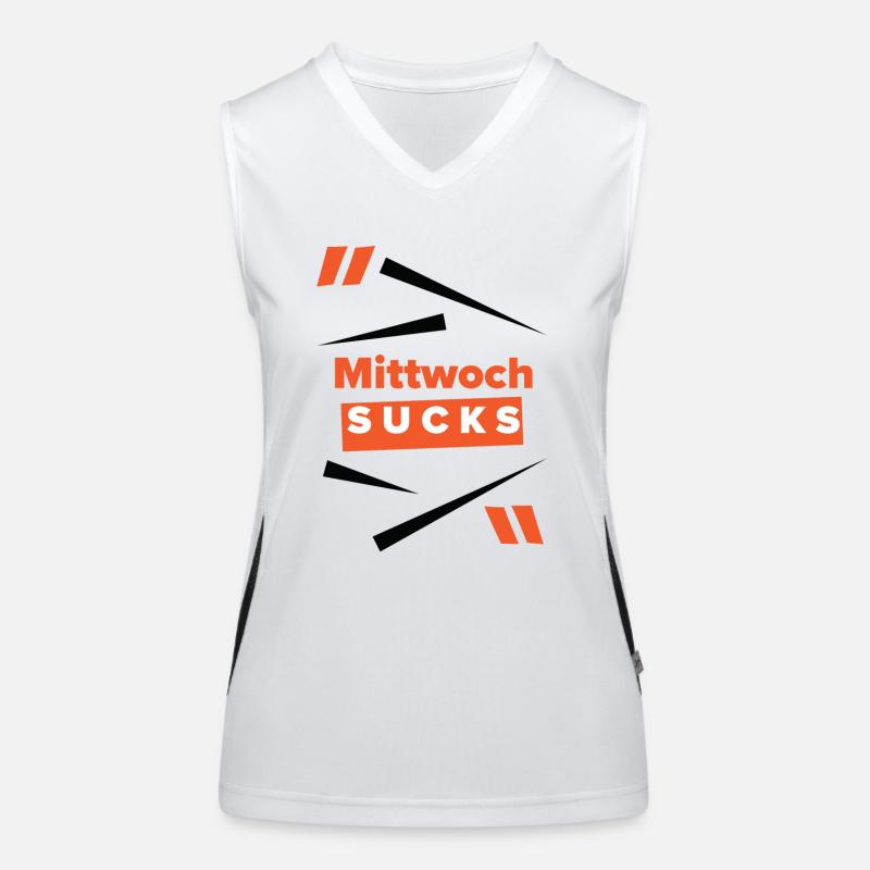 Mittwoch sucks oderist Mittwoch Dein Lieblingstag? Funktionelles Kontrast-Tank Top für Frauen