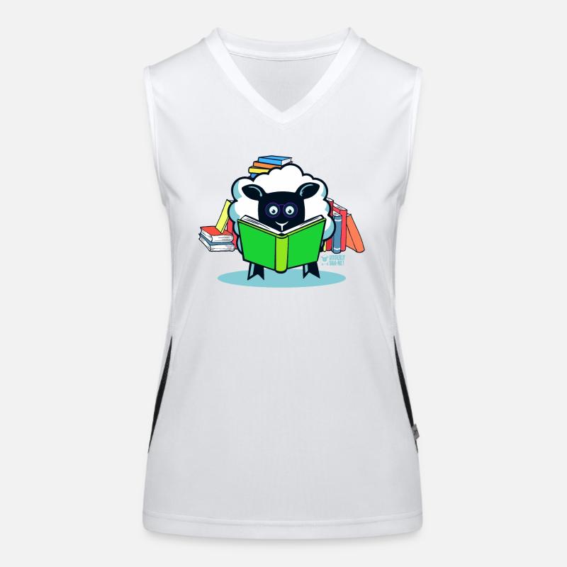 Ewe like Reading? Women's Functional Contrast Tank Top