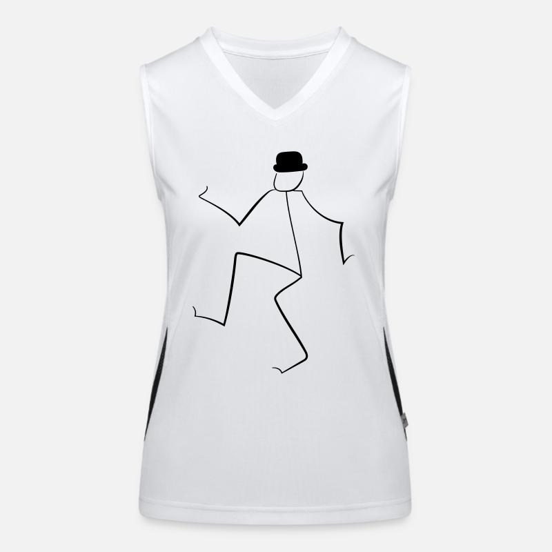 Tanz Funktionelles Kontrast-Tank Top für Frauen