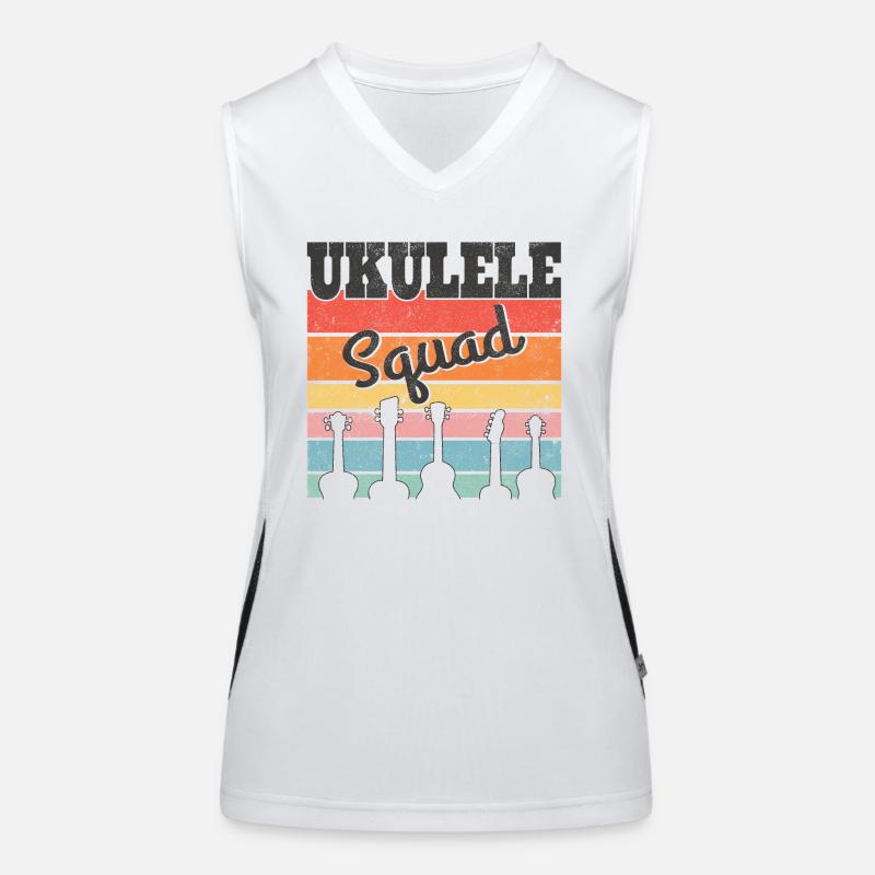 Ukulele Squad Funktionelles Kontrast-Tank Top für Frauen