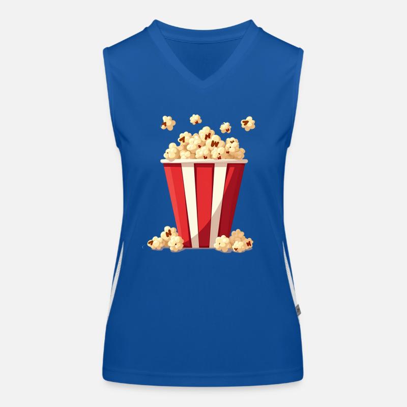 Carnaval costumé de pop-corn Débardeur respirant contrasté Femme