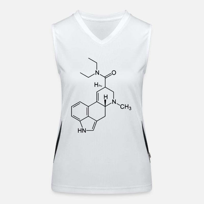 LSD Strukturformel Funktionelles Kontrast-Tank Top für Frauen